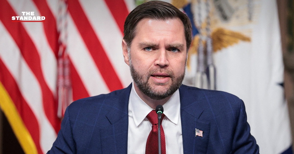 ภาพถ่าย เจ.ดี. แวนซ์ รองประธานาธิบดีสหรัฐฯ ผู้ได้รับคะแนนนำในโพลตัวเต็งรีพับลิกัน