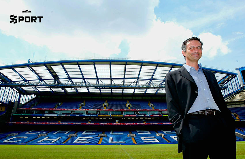 ภาพ อาร์แซน เวนเกอร์ และ โชเซ มูรินโญ สองกุนซือคู่กัดกำลังเผชิญหน้ากัน 2