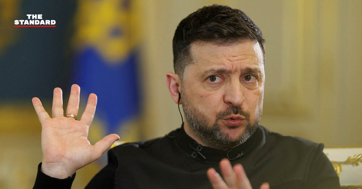 ภาพ โวโลดิเมียร์ เซเลนสกี ประธานาธิบดียูเครน