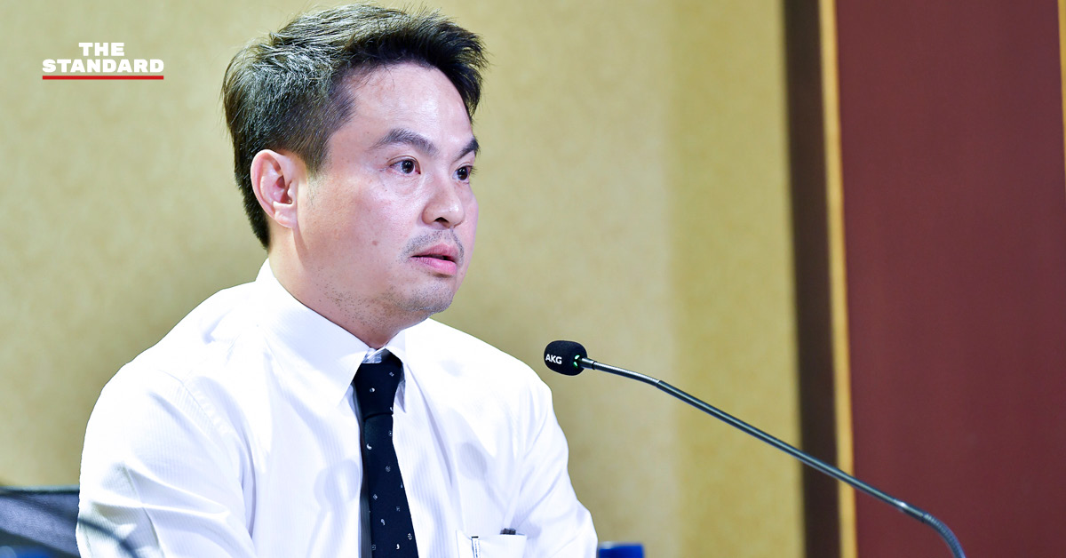 ภราดร ปริศนานันทกุล รมต.ประจำสำนักนายกฯ แถลงข่าวที่ทำเนียบรัฐบาล