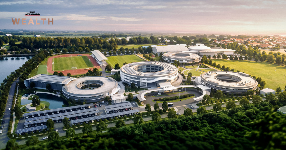 ภาพอินโฟกราฟิกอธิบายโครงสร้างครอบครัว '4-2-1' และการทุ่มทรัพยากรให้ลูกคนเดียว ส่งผลให้ตลาดโรงเรียนนานาชาติเติบโต