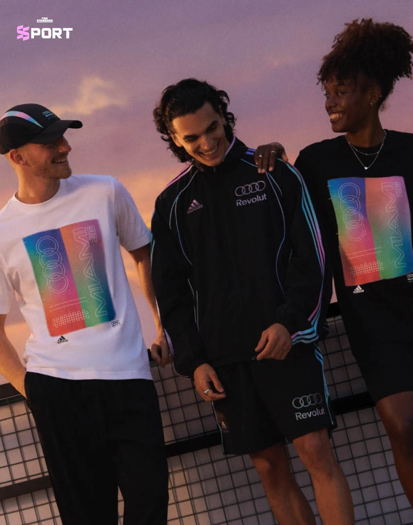 ชุดแข่งและไอเท็มแฟชั่นจากคอลเลกชัน adidas x Audi F1 'Miami Collection' ที่ได้รับแรงบันดาลใจจากดีไซน์ Teamgeist 5