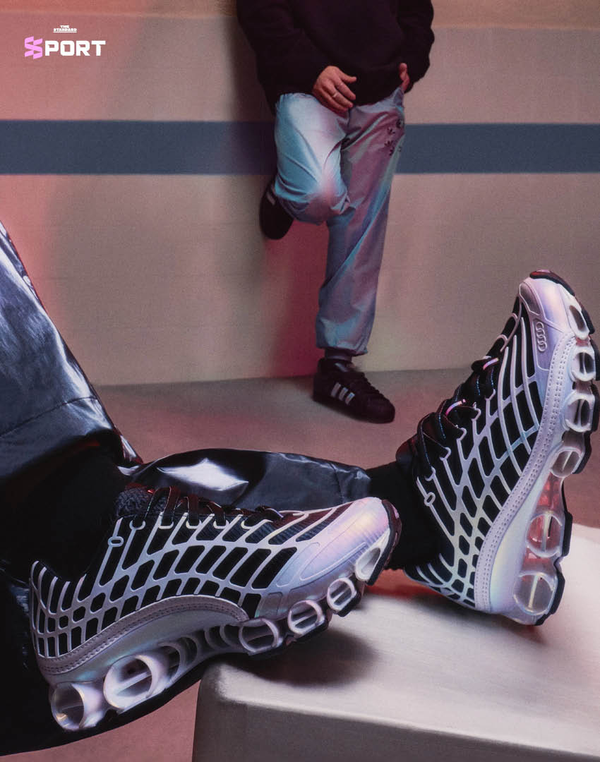 ชุดแข่งและไอเท็มแฟชั่นจากคอลเลกชัน adidas x Audi F1 'Miami Collection' ที่ได้รับแรงบันดาลใจจากดีไซน์ Teamgeist 6