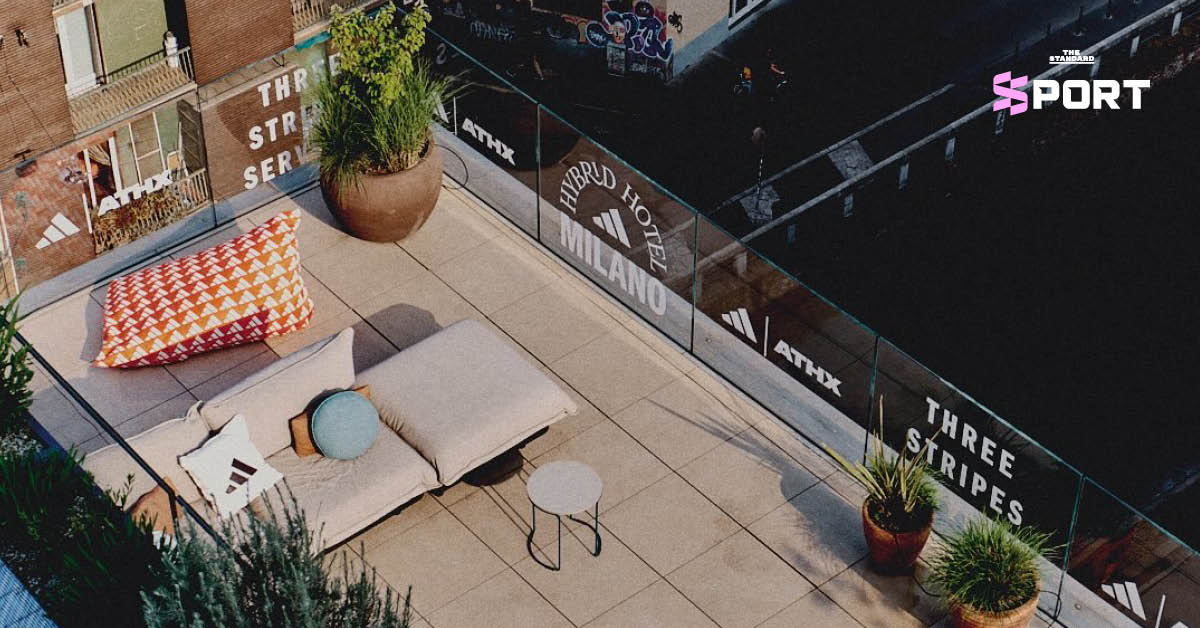 ภาพบรรยากาศงาน adidas ‘Hybrid Hotel’ ที่ Milan แสดงการผสานกีฬาและไลฟ์สไตล์ในพื้นที่เทรนนิ่ง
