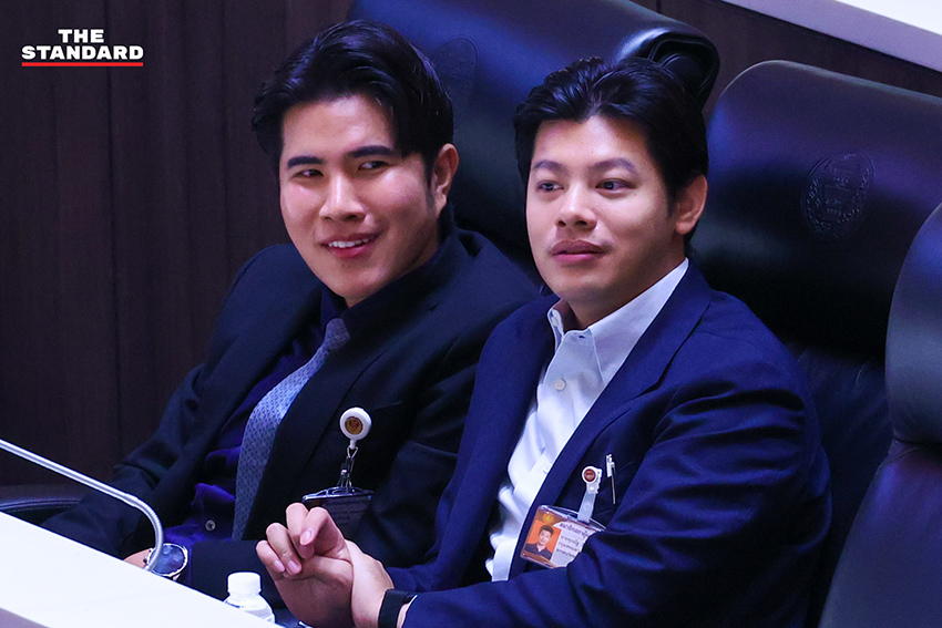 ภาพ นายกรัฐมนตรี อนุทิน ชาญวีรกูล แถลงนโยบายรัฐบาลต่อ ที่ประชุมรัฐสภา 6