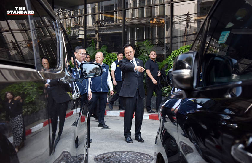 อนุทิน ชาญวีรกูล แถลงข่าวการยึดทรัพย์สินเครือข่ายสแกมเมอร์ข้ามชาติ 1