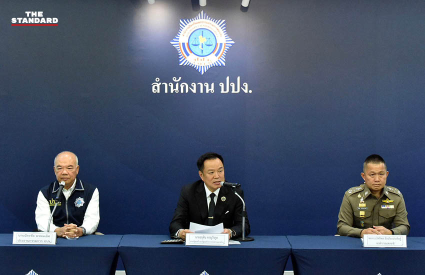 อนุทิน ชาญวีรกูล แถลงข่าวการยึดทรัพย์สินเครือข่ายสแกมเมอร์ข้ามชาติ 4