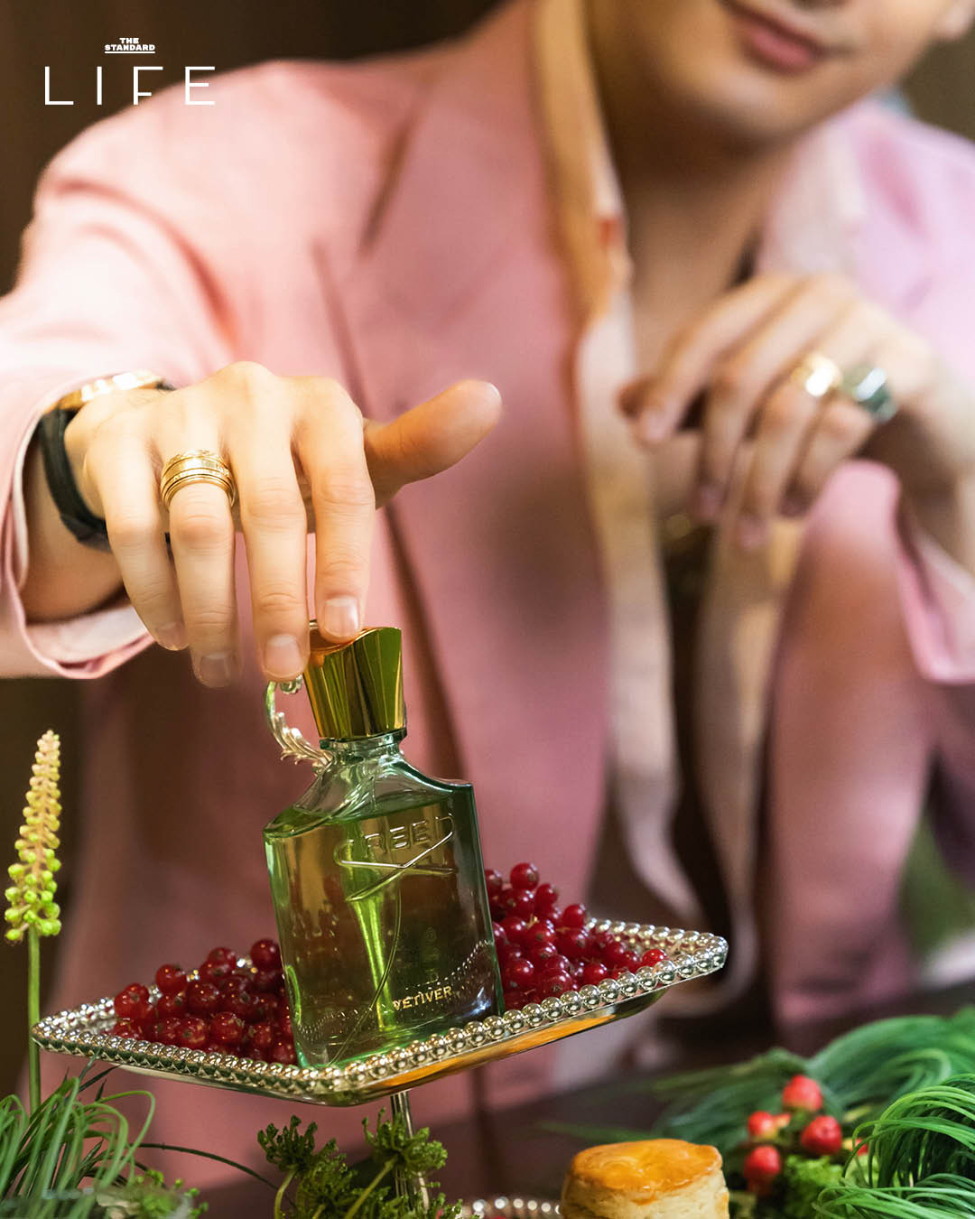 อาโป ณัฐวิญญ์ กับน้ำหอม Creed Wild Vetiver 2