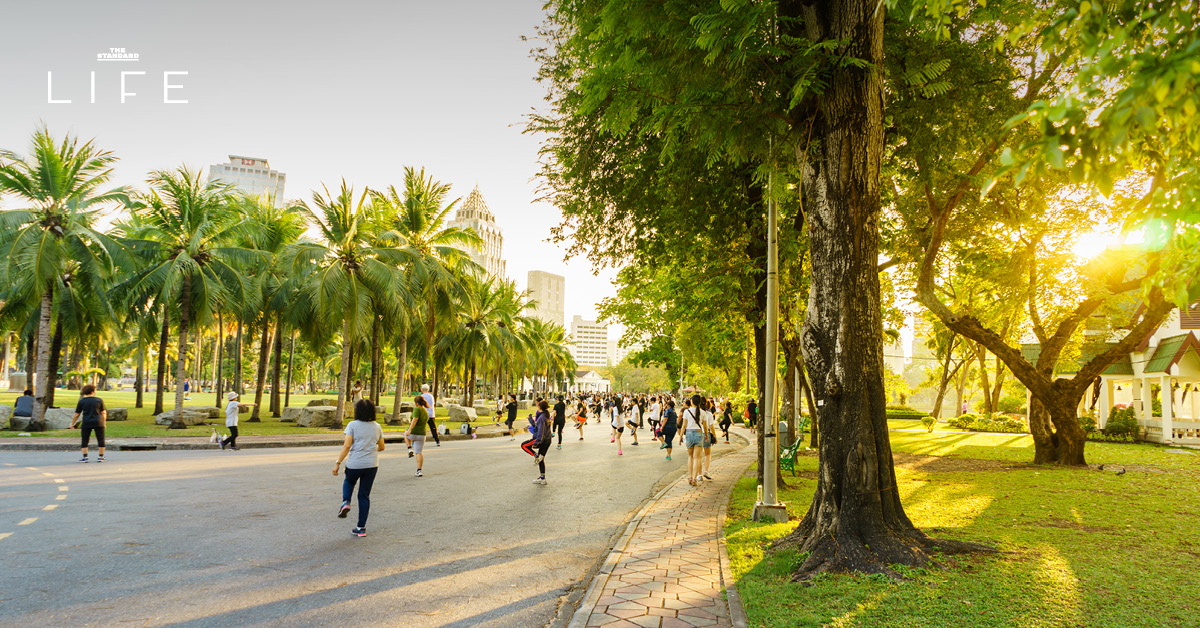 แผนที่แสดงพิกัดเต้นแอโรบิก 38 จุด ในกรุงเทพมหานคร