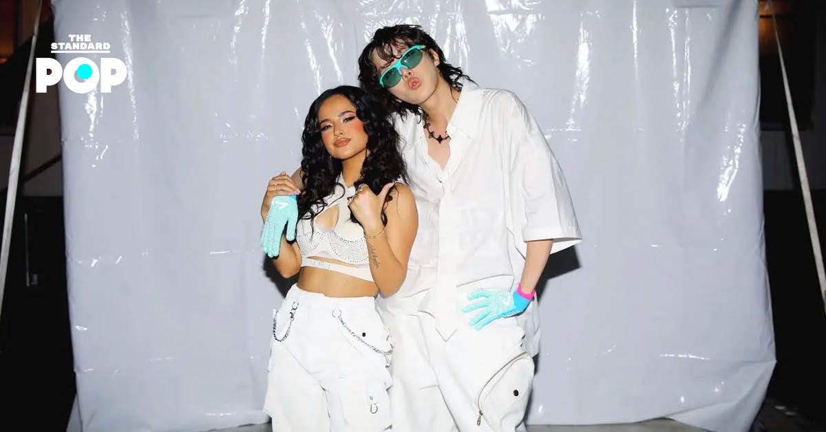 Becky G และ j-hope แห่ง BTS แสดงมิตรภาพบนเวที