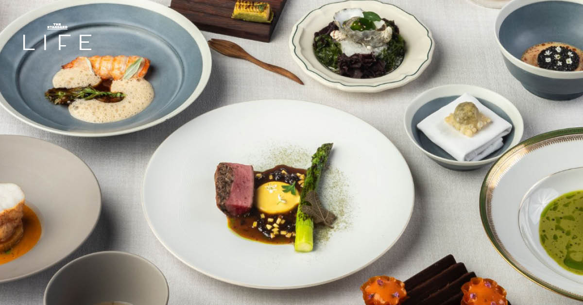 อาหารไฟน์ไดนิ่งจากเมนู Spring 2026 โดยเชฟ Evens López ที่ Blue by Alain Ducasse