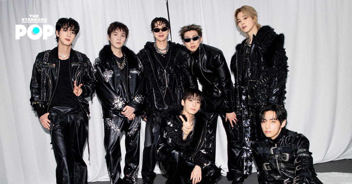 ภาพวง BTS ศิลปิน K-POP ชื่อดัง ในบทความที่เปิดเผยความรู้สึกต่อ Super Bowl Halftime Show