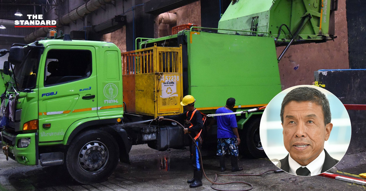 ชัชชาติ สิทธิพันธุ์ ผู้ว่าฯ กทม. ชี้แจงความคืบหน้าการแก้ปัญหาขยะอ่อนนุช