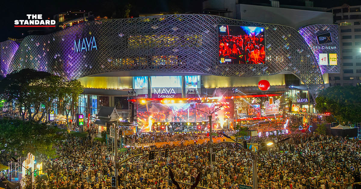 ภาพบรรยากาศการเล่นน้ำสงกรานต์ 2569 บริเวณแยกรินคำ-เมญ่า จังหวัดเชียงใหม่ หลังเจ้าหน้าที่ตำรวจปิดจราจร