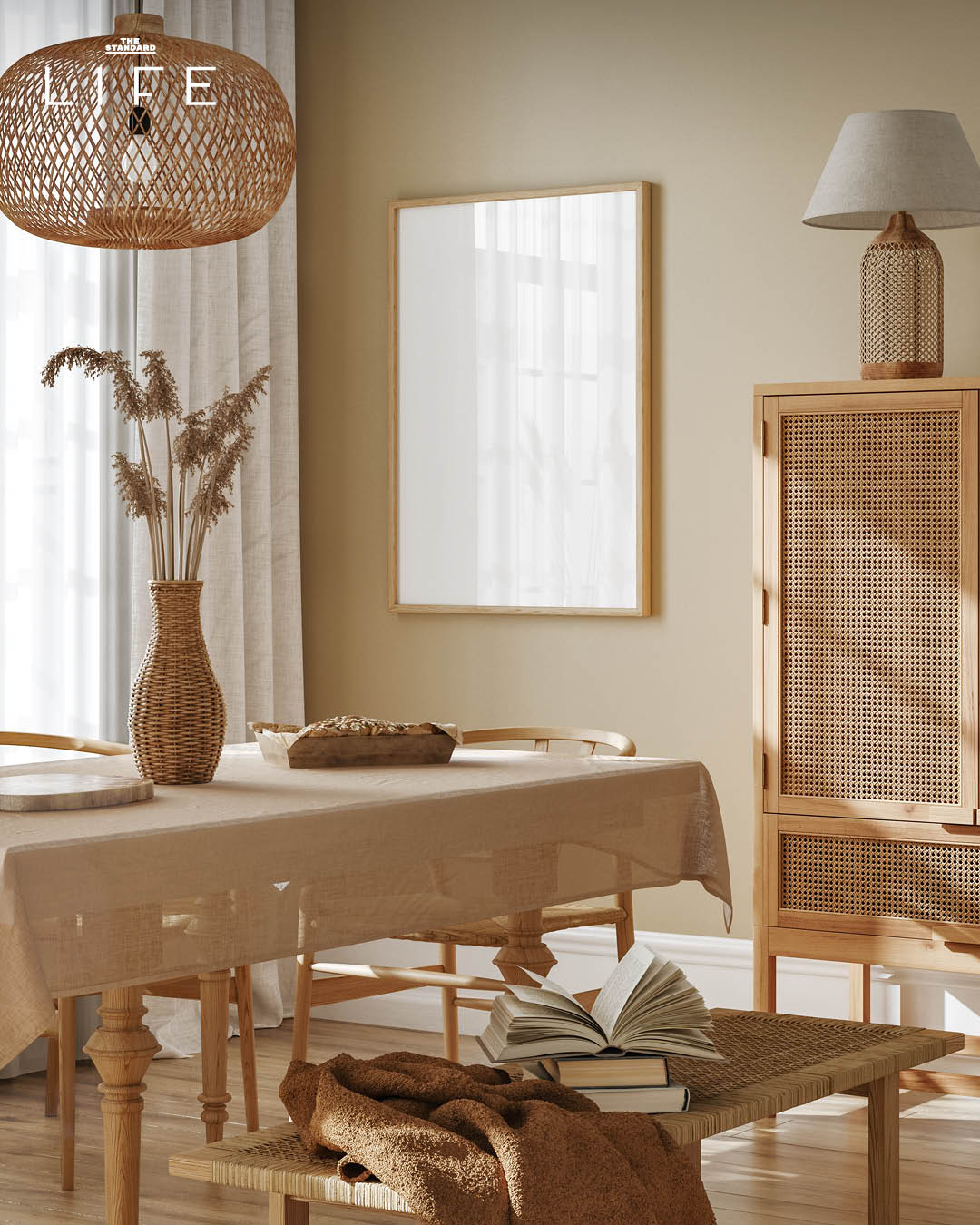 ภาพการตกแต่งห้องนั่งเล่นสไตล์ Cozy Living เพื่อคลายร้อนและสร้างบรรยากาศสบายๆ ต้อนรับฤดูร้อน 2