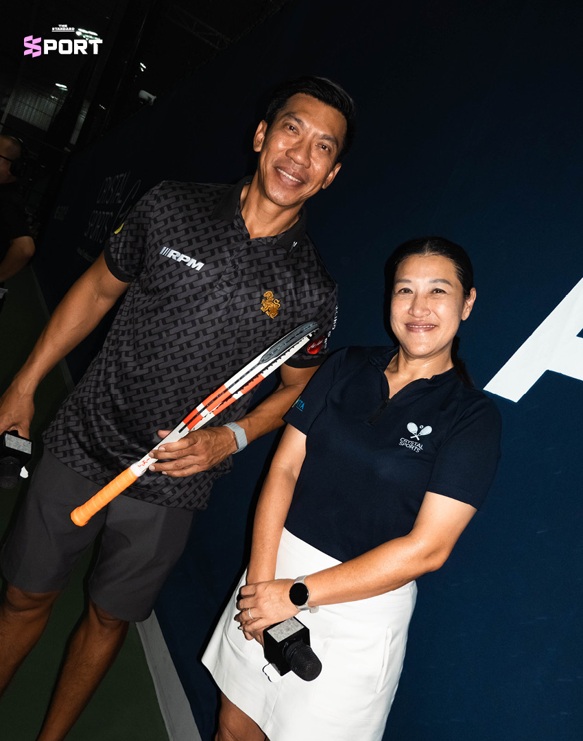 ภาพบรรยากาศ Crystal Sports G คอร์ตเทนนิสมาตรฐาน ITF แห่งใหม่ที่ยกระดับสู่ Social Space 1