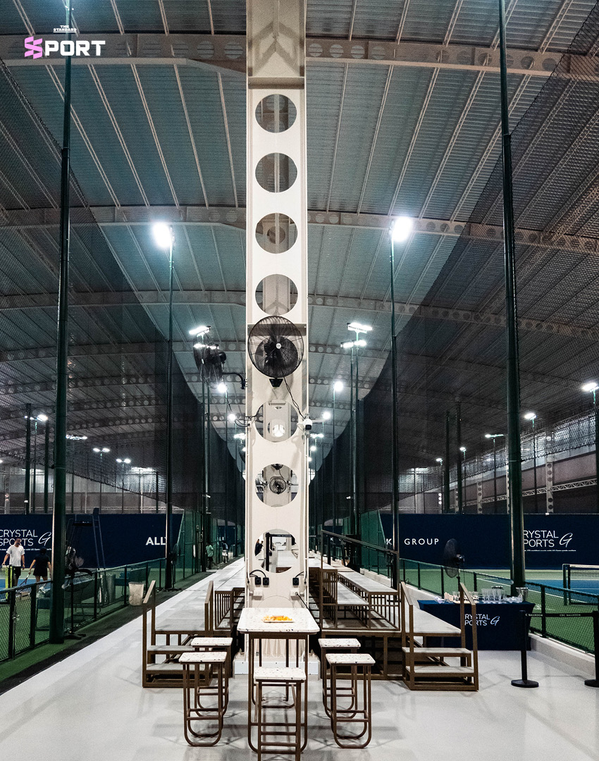 ภาพบรรยากาศ Crystal Sports G คอร์ตเทนนิสมาตรฐาน ITF แห่งใหม่ที่ยกระดับสู่ Social Space 15