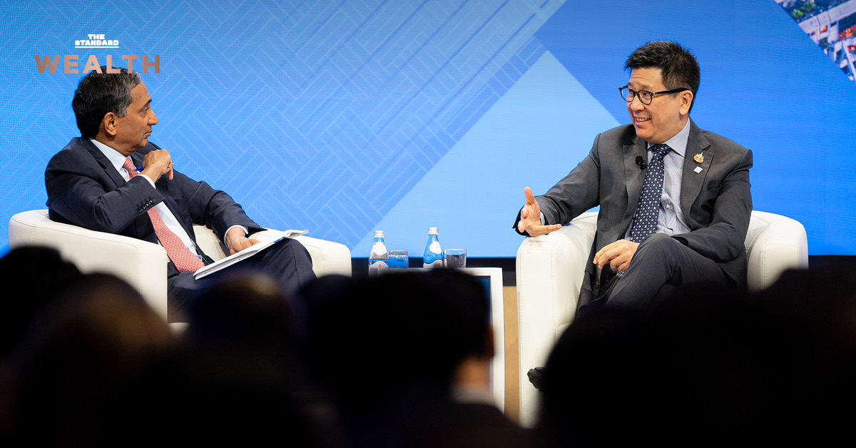 ภาพอินโฟกราฟิกแสดงแนวคิดภารกิจกู้เศรษฐกิจไทย โดย ดร.เอกนิติ นิติทัณฑ์ประภาศ ที่ใช้โมเดล 4T รื้อโครงสร้างการลงทุนเพื่อพลิกวิกฤต