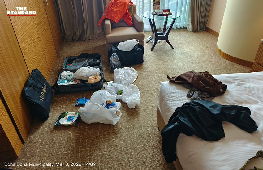 ภาพวิศวกรไทยเดินทางกลับบ้านจากอ่าวเปอร์เซีย ท่ามกลางสถานการณ์ฉุกเฉิน 4