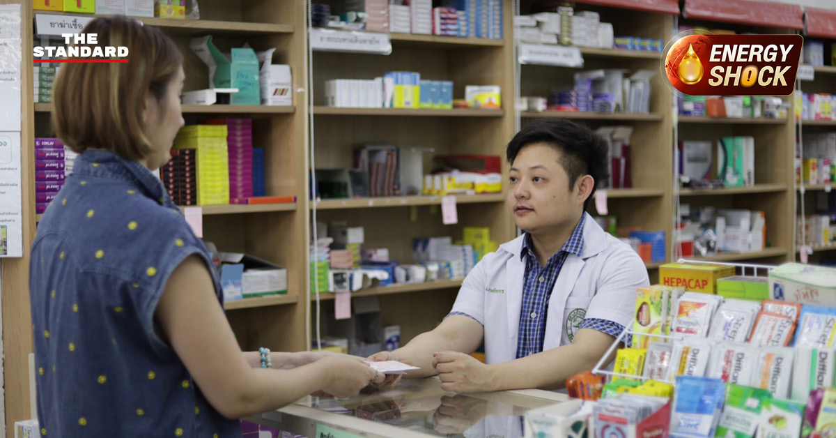 ภาพแฟ้ม แสดงยาและเวชภัณฑ์ทางการแพทย์ สื่อถึงความพร้อมของสต๊อกยาจำเป็น
