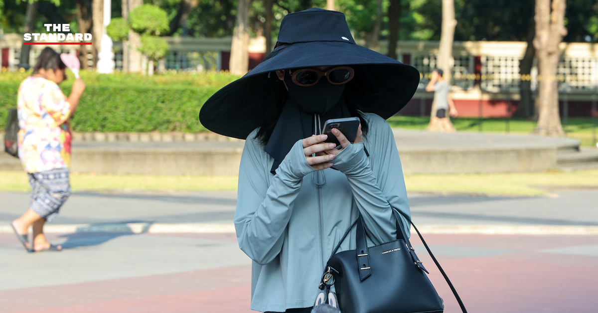 ภาพแสดงผลกระทบจากคลื่นความร้อนในเมืองกรุงเทพฯ ปี 2024