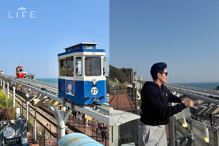 นักวิ่งมาราธอนวิ่งท่ามกลางดอกพ็อดกด (Cherry Blossom) บานสะพรั่งที่เมืองคยองจู ประเทศเกาหลีใต้ 18