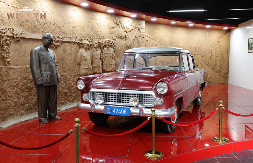 ภาพบรรยากาศบูธ HONGQI แบรนด์รถหรูของจีนภายในงาน Auto China 2026 เตรียมเปิดตัวในไทย 2