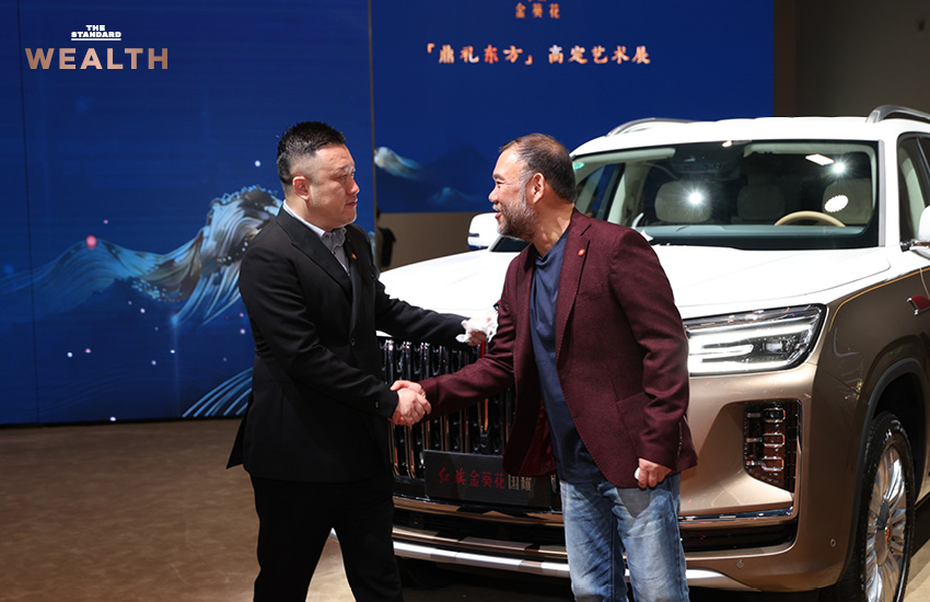 ภาพบรรยากาศบูธ HONGQI แบรนด์รถหรูของจีนภายในงาน Auto China 2026 เตรียมเปิดตัวในไทย 4
