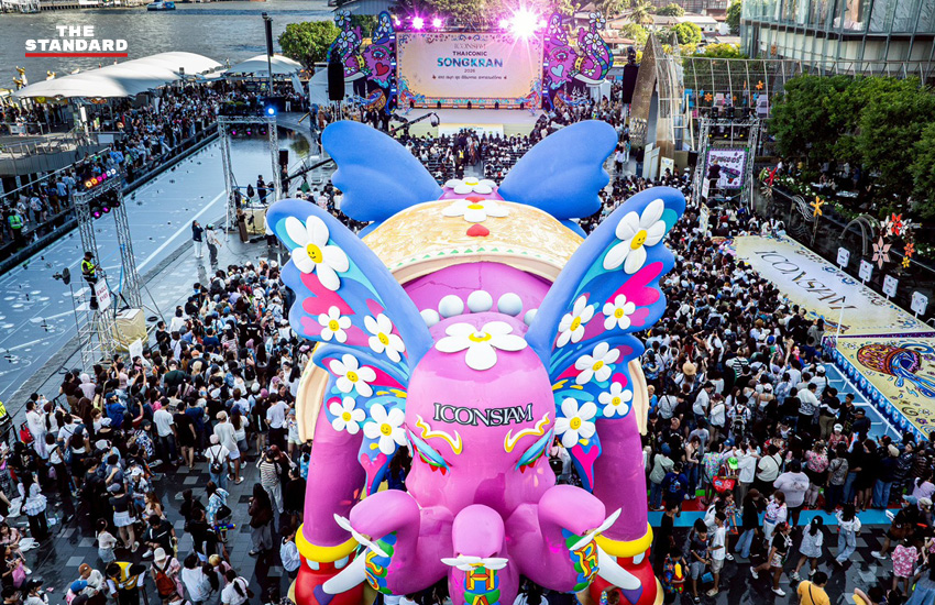 บรรยากาศงาน ICONSIAM THAICONIC SONGKRAN ริม แม่น้ำเจ้าพระยา เต็มไปด้วยความคึกคักและนักท่องเที่ยวจำนวนมาก 4