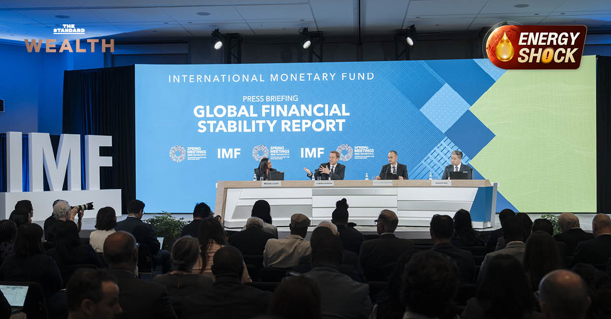 ภาพกราฟิกแสดงผลกระทบจากสงครามตะวันออกกลางต่อโลกการเงิน ที่เข้าสู่ภาวะเปราะบางและเสี่ยงเชิงระบบเพิ่มขึ้น