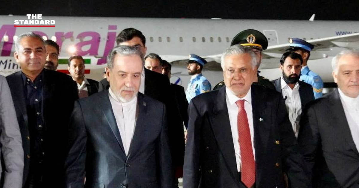 รัฐมนตรีต่างประเทศอิหร่าน อับบาส อารักชี ระหว่างการเยือนต่างประเทศ