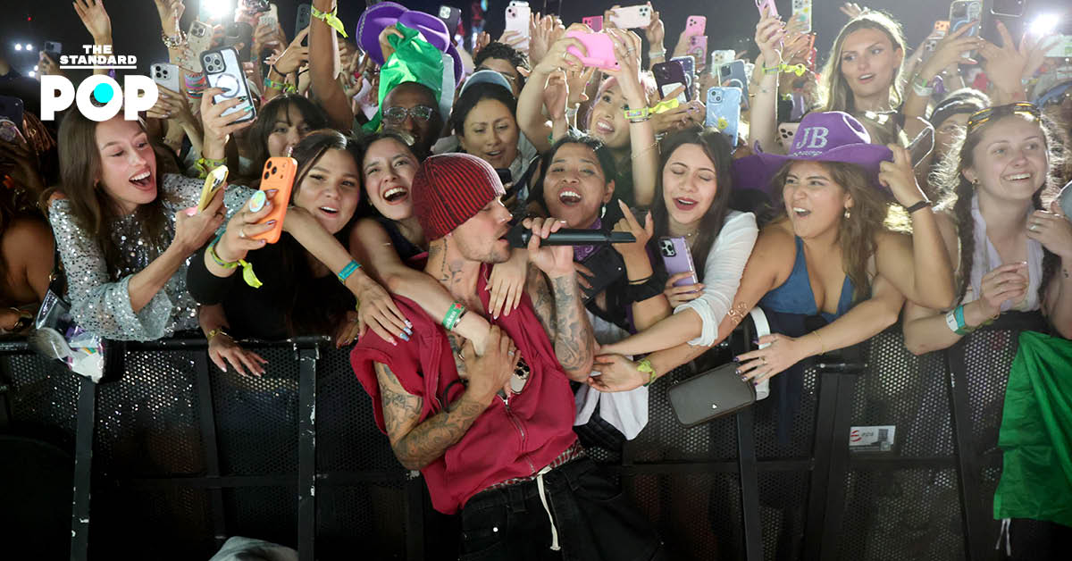 Justin Bieber แสดงคอนเสิร์ตที่งาน Coachella