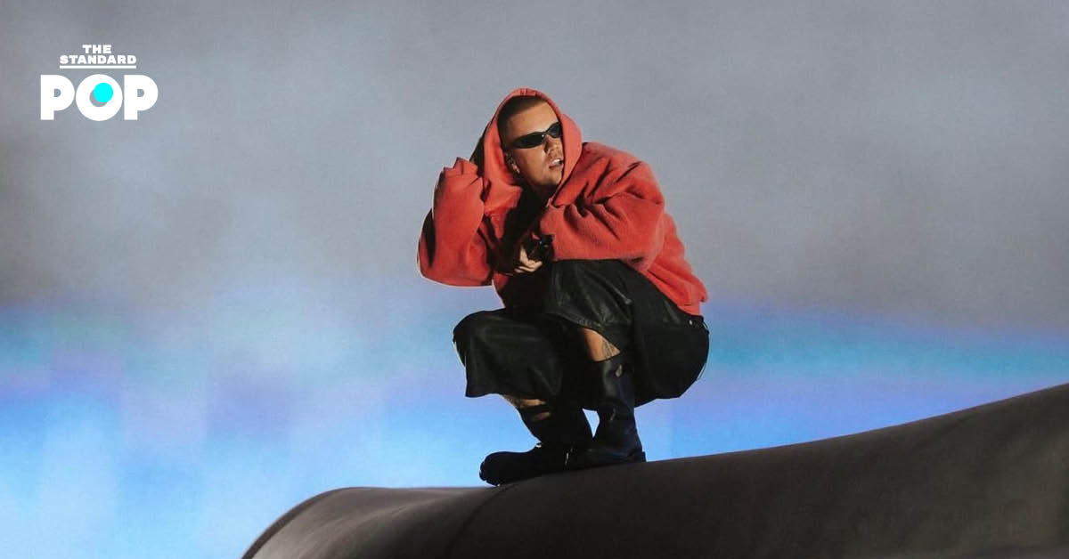 Justin Bieber กำลังแสดงบนเวที Coachella ส่งผลให้ยอดสตรีมเพลงพุ่งสูงขึ้น