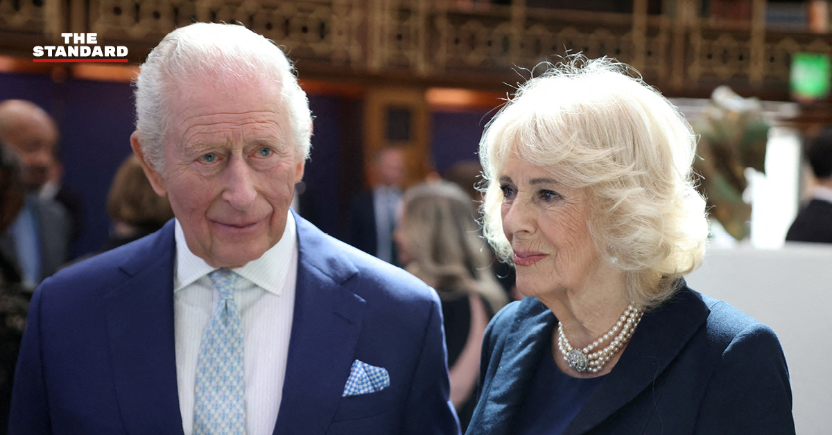 พระเจ้าชาร์ลส์ที่ 3 และ โดนัลด์ ทรัมป์ ระหว่างการพบปะพูดคุยส่วนตัว