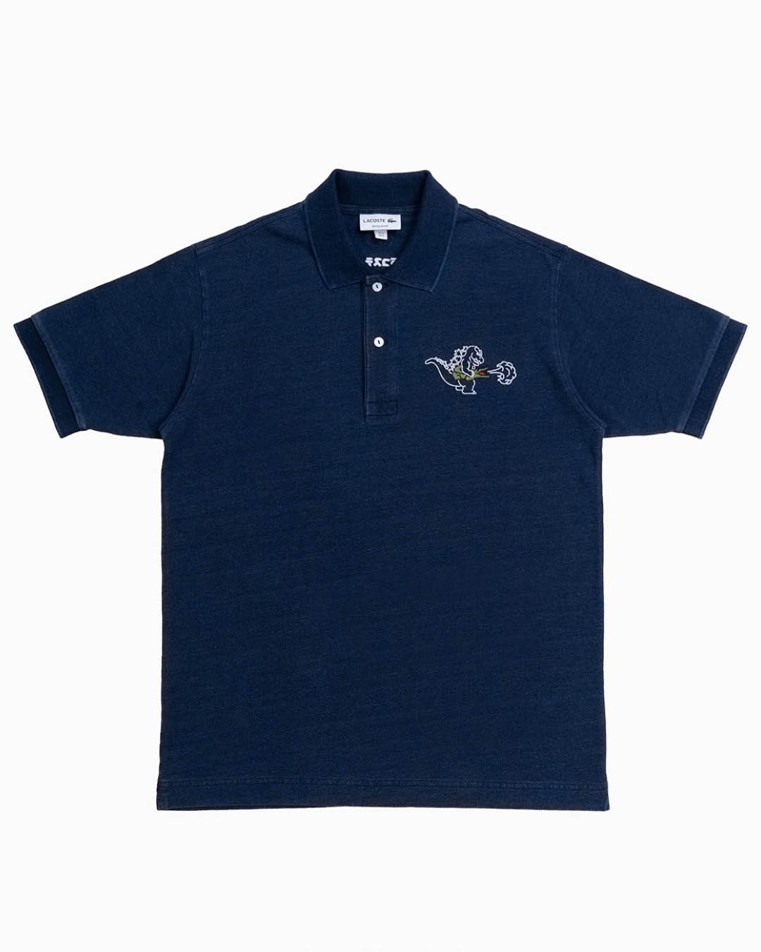 ภาพคอลเลกชัน LACOSTE x Godzilla 2.0 ดีไซน์ใหม่โทนสีกรมท่า 4