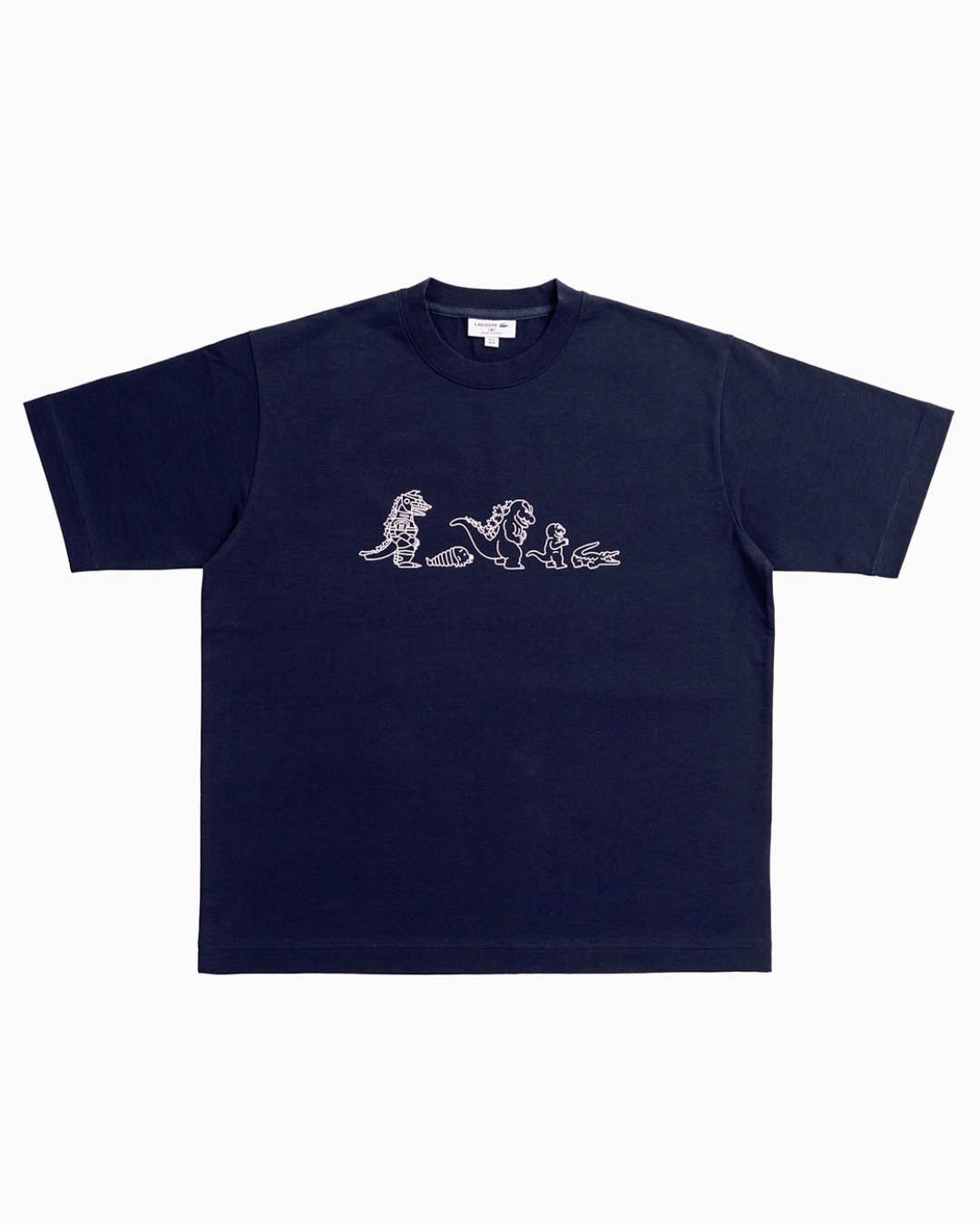 ภาพคอลเลกชัน LACOSTE x Godzilla 2.0 ดีไซน์ใหม่โทนสีกรมท่า 5