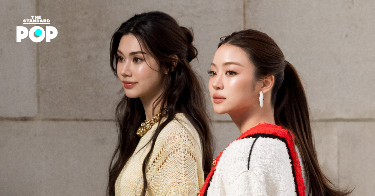 ลีน่า ลลินา และ หมิว ณัชชา สองนักแสดงไทยในงานแฟชั่นโชว์ CHANEL Cruise ที่เมืองบียาร์ริตซ์