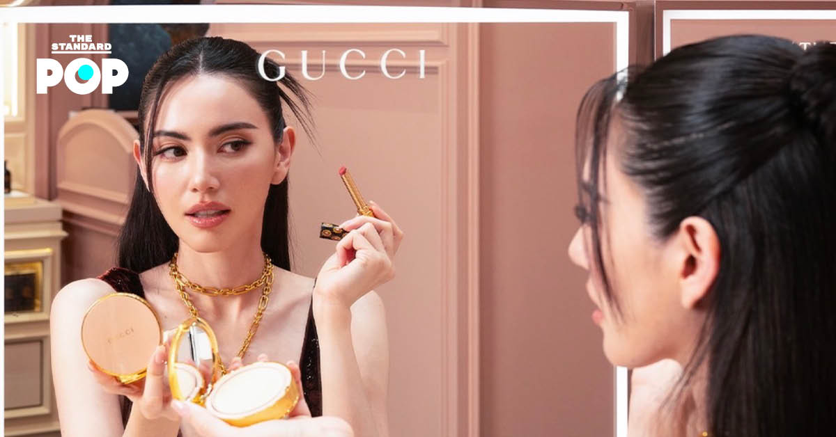 ภาพผลิตภัณฑ์จาก Gucci Beauty ซึ่งเป็นแบรนด์ความงามภายใต้ Kering Beauté