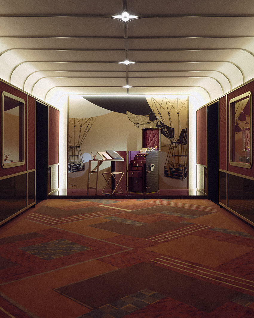 ภาพรวมบรรยากาศคอลเล็กชัน Louis Vuitton Objets Nomades ที่ Milan Design Week 2026 9