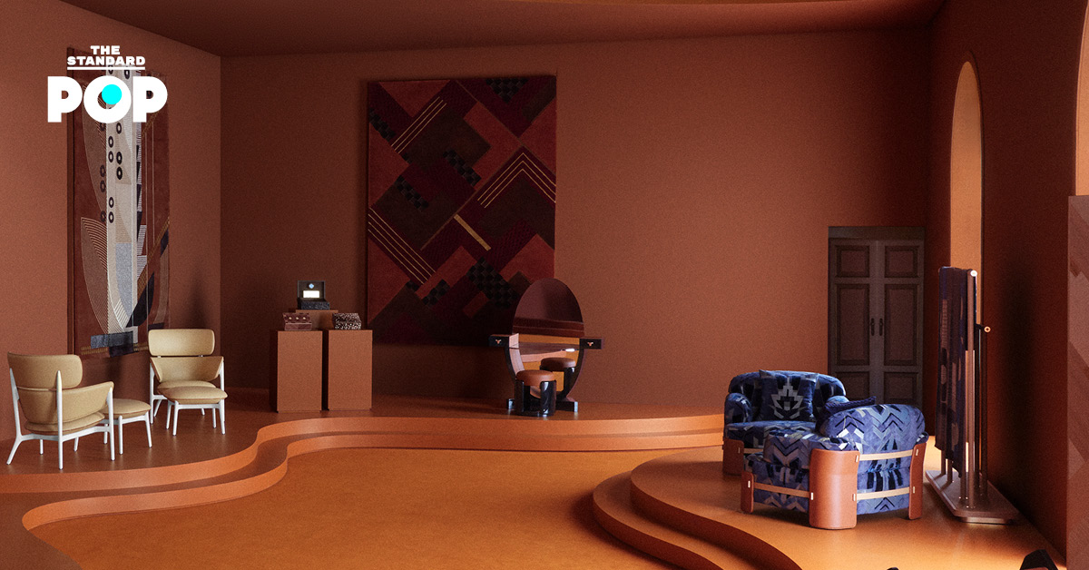 ภาพรวมบรรยากาศคอลเล็กชัน Louis Vuitton Objets Nomades ที่ Milan Design Week 2026