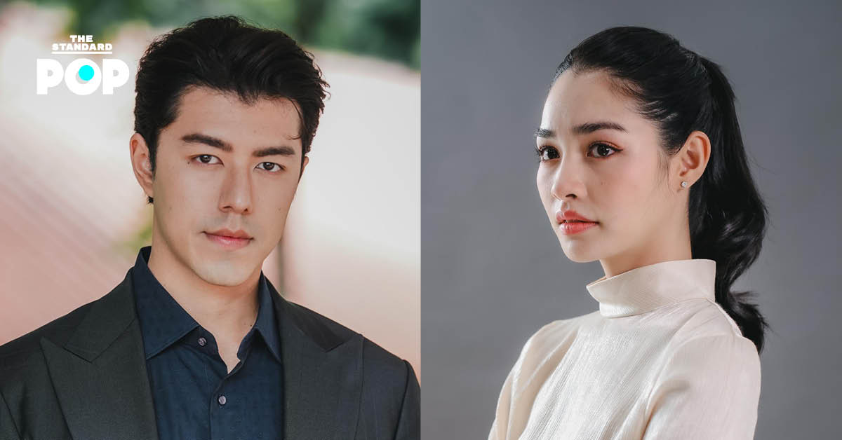 ภาพ นาย ณภัทร และ มิ้นท์ รัญชน์รวี ในโปสเตอร์โปรโมตละคร โทษฐานที่รักเธอ