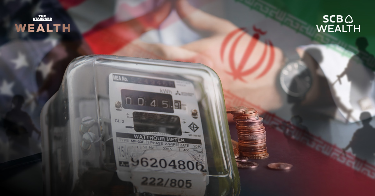 ภาพประกอบสถานการณ์สงครามใน ตะวันออกกลาง ที่ส่งผลกระทบต่อราคา LNG และค่าไฟฟ้าของ ประเทศไทย