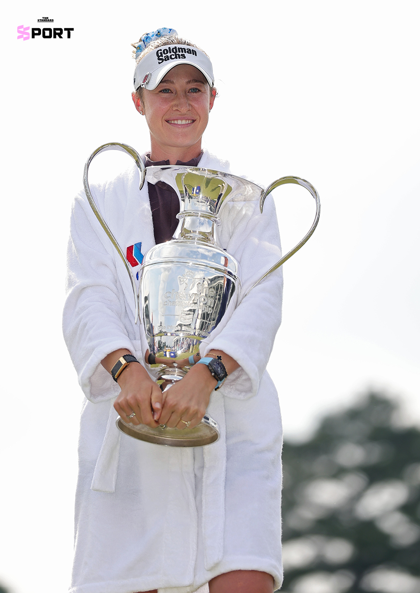 เนลลี คอร์ดา โปรกอล์ฟสาวชูถ้วยแชมป์ The Chevron Championship พร้อมขึ้นมือ 1 ของโลก 1