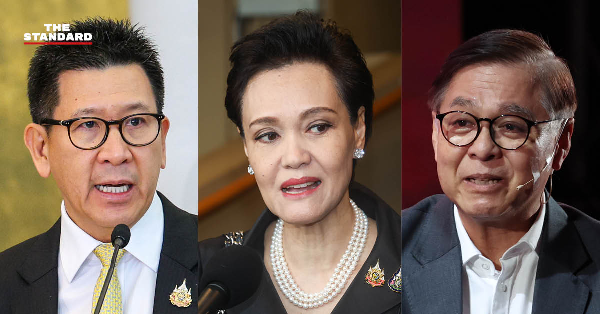 ภาพ 3 รัฐมนตรีคนนอกรัฐบาล สีหศักดิ์ ศุภจี เอกนิติ หลังผลสำรวจนิด้าโพลชี้ประชาชนไม่มั่นใจ