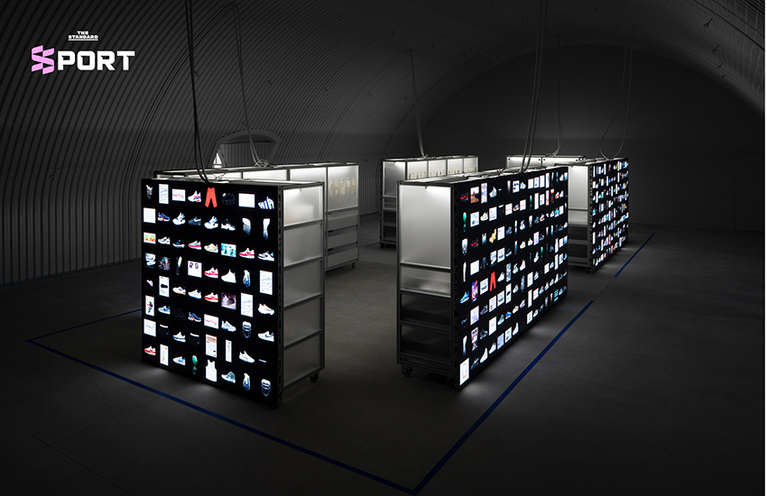 ภาพห้องทดลอง ‘Air Lab’ ของ Nike ที่จัดแสดงแนวคิดการออกแบบโดยใช้อากาศเป็นหัวใจ ในงาน Milan Design Week 2026 3