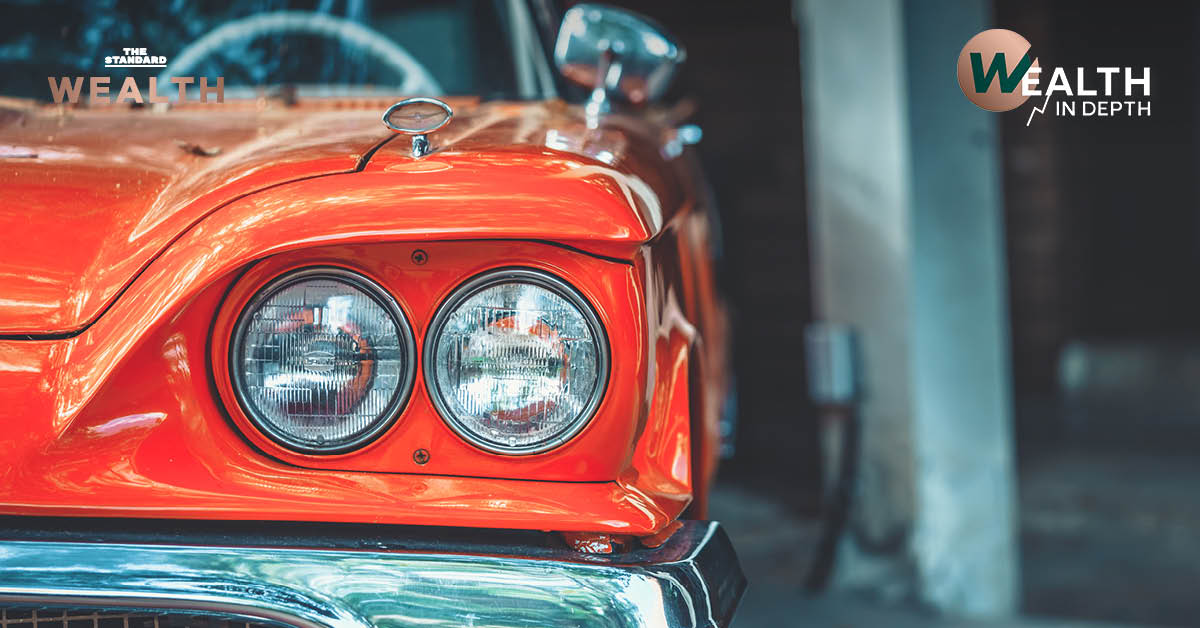 ภาพรถยนต์ไฟฟ้าและรถยนต์ไฮบริด พร้อมภาพประกอบโครงการ ‘รถเก่าแลกรถใหม่’ เพื่อลดฝุ่น PM2.5