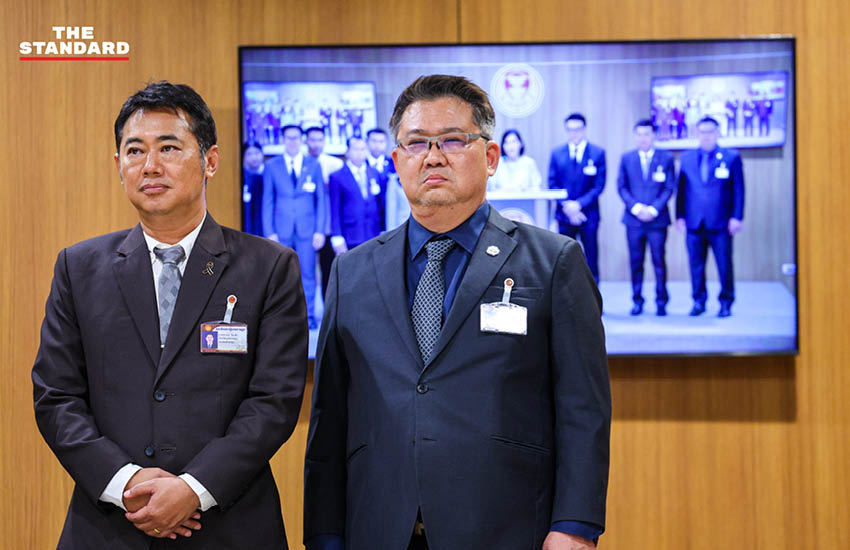 ภาพการแถลงข่าวของพรรคร่วมฝ่ายค้านยกระดับฝุ่น PM2.5 เป็นวิกฤตสุขภาพแห่งชาติ 4