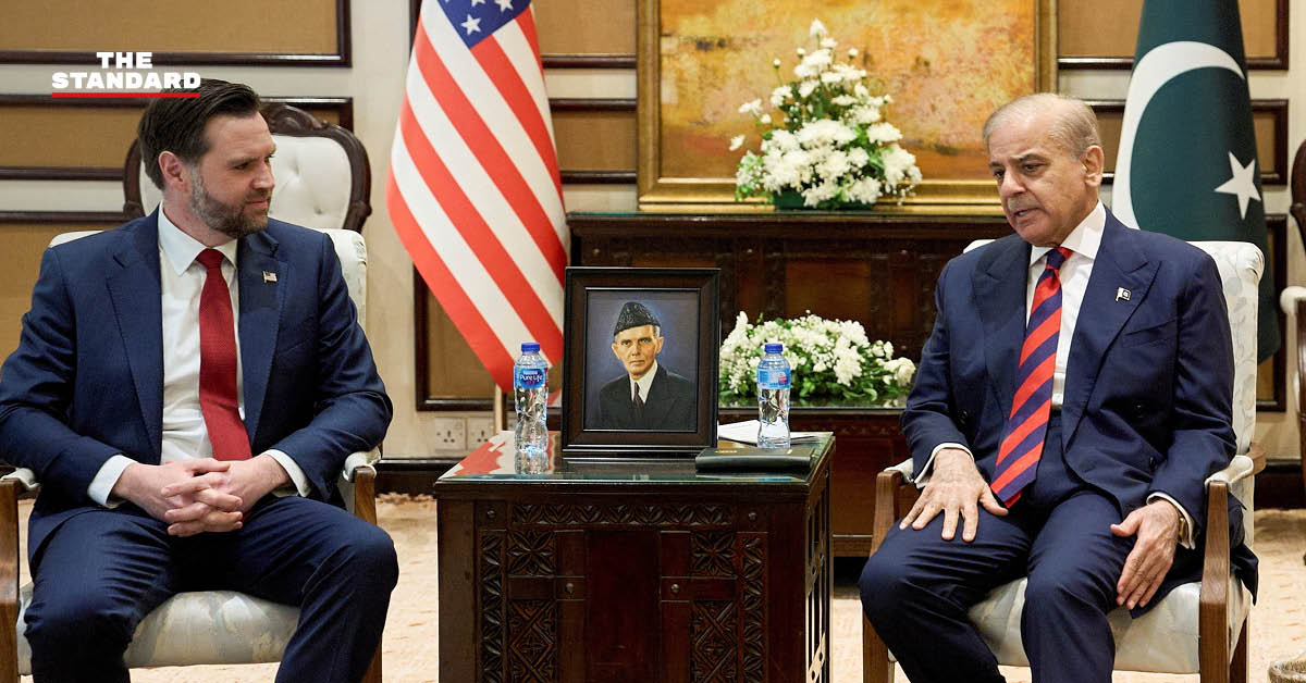 ภาพประกอบการเจรจาสันติภาพระหว่าง สหรัฐอเมริกา และ อิหร่าน ที่มี ปากีสถาน เป็นตัวกลาง