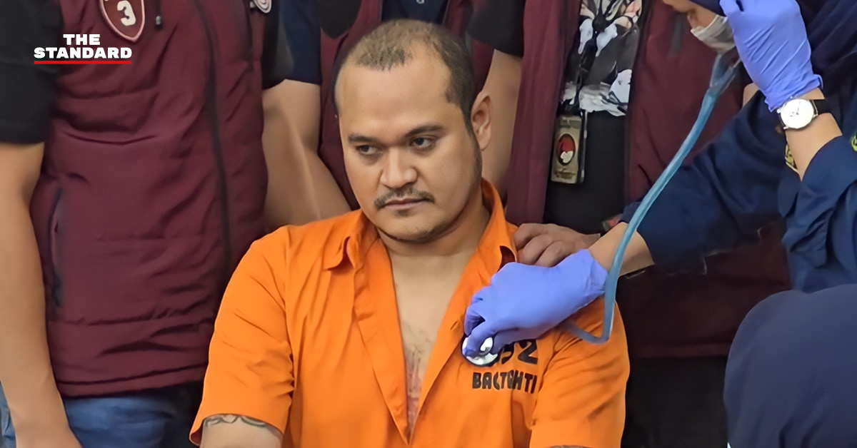 เชาวลิต ทองด้วง หรือ แป้ง นาโหนด กำลังถูกควบคุมตัว (แฟ้มภาพ)