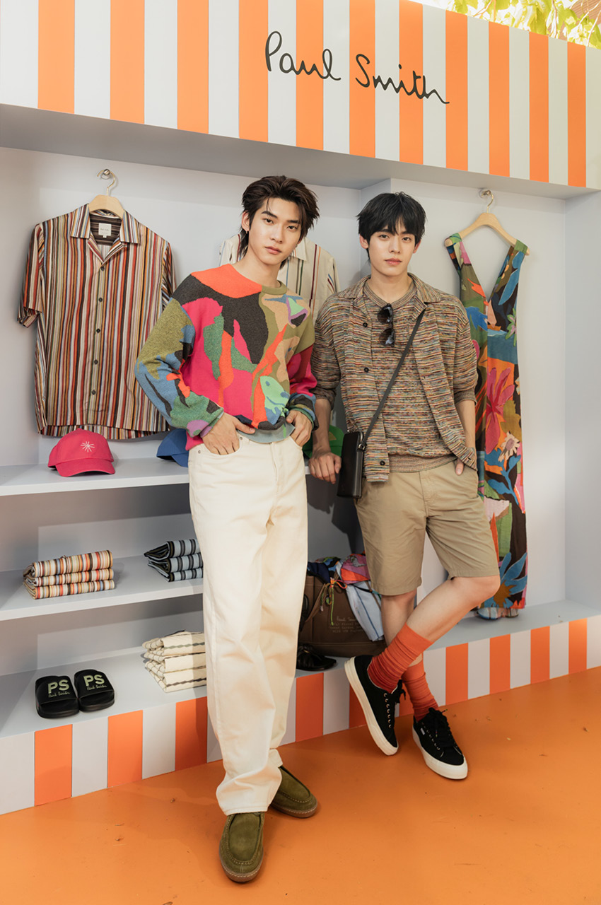 ภาพบรรยากาศงานเปิดตัวคอลเล็กชัน Paul Smith Spring/Summer 2026 ริมสระน้ำสุดสดใส 3